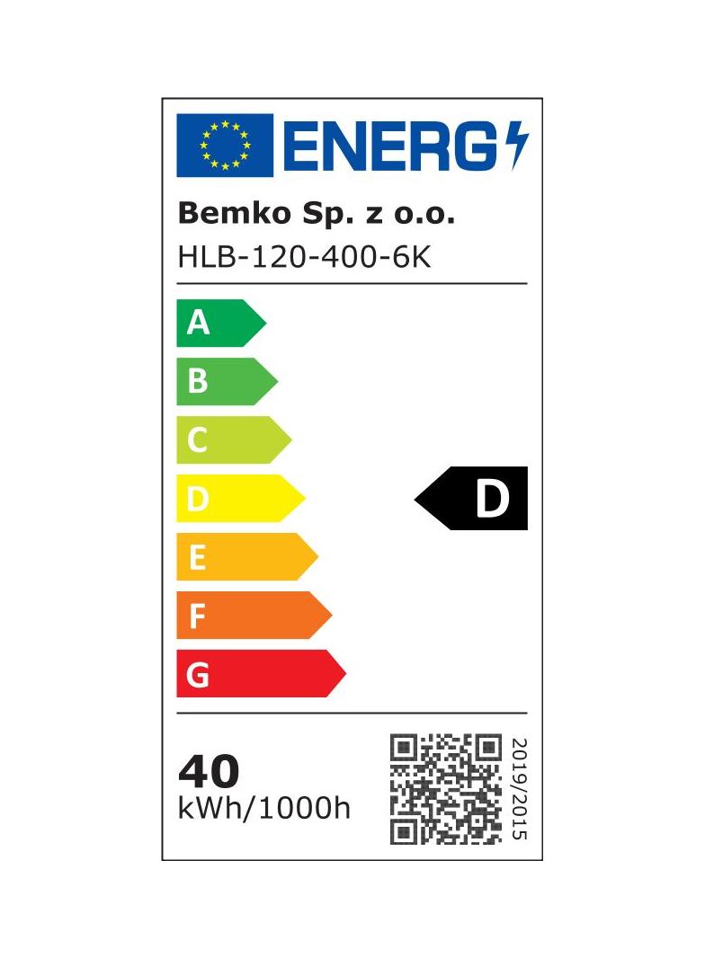 OPRAWA HERMETYK LED BALWIR 40W 6000K 5200LM IP65