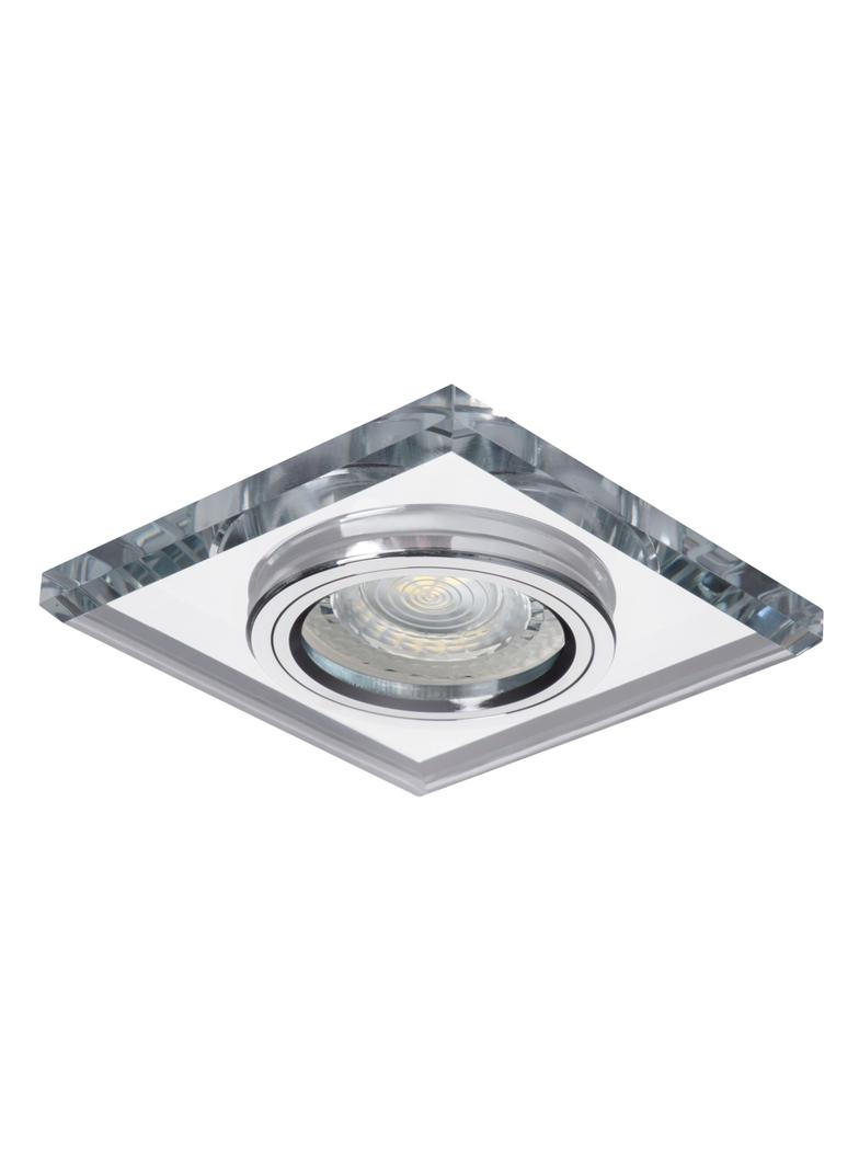 Oprawa punktowa 1x50W Gx5,3 12V IP20 MORTA CT-DSL50-SR szkło srebrna 18512 KANLUX
