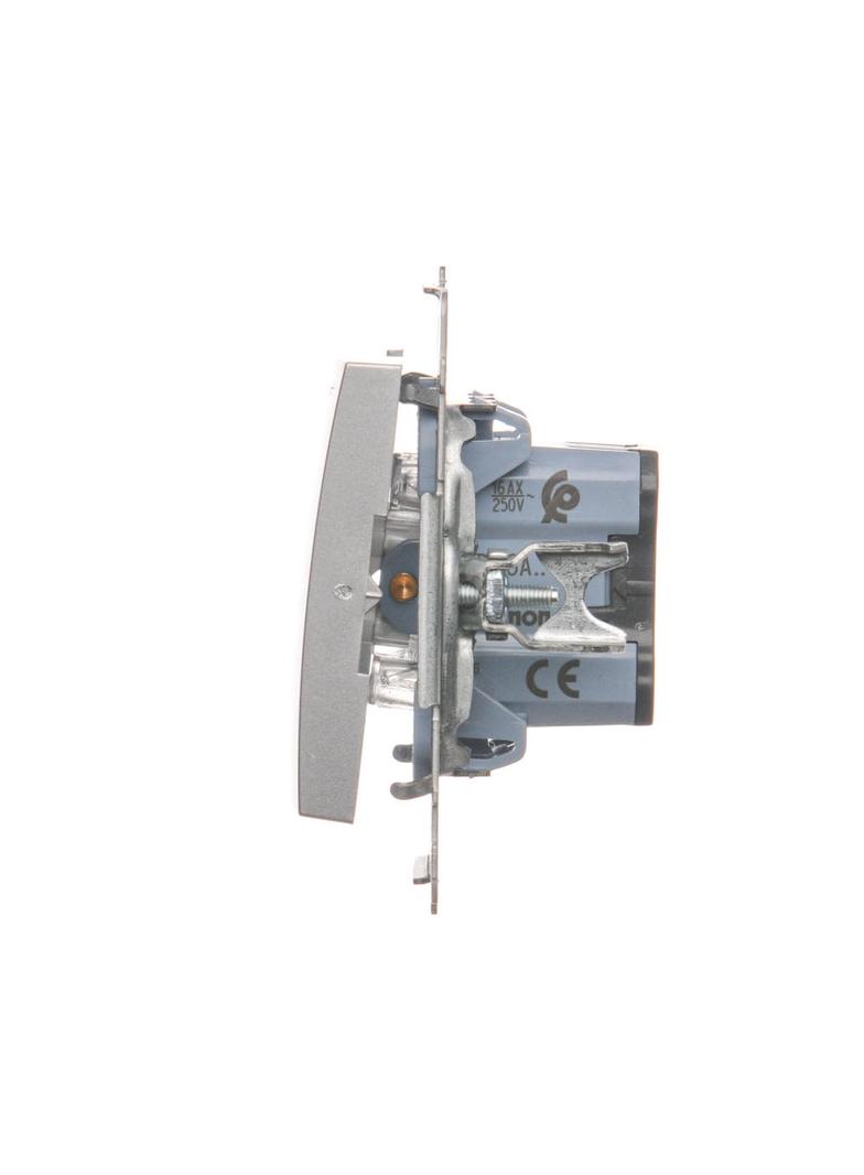 Simon 54 Łącznik schodowy 16A 250V zaciski śrubowe srebrny mat DW6A.01/43 KONTAKT