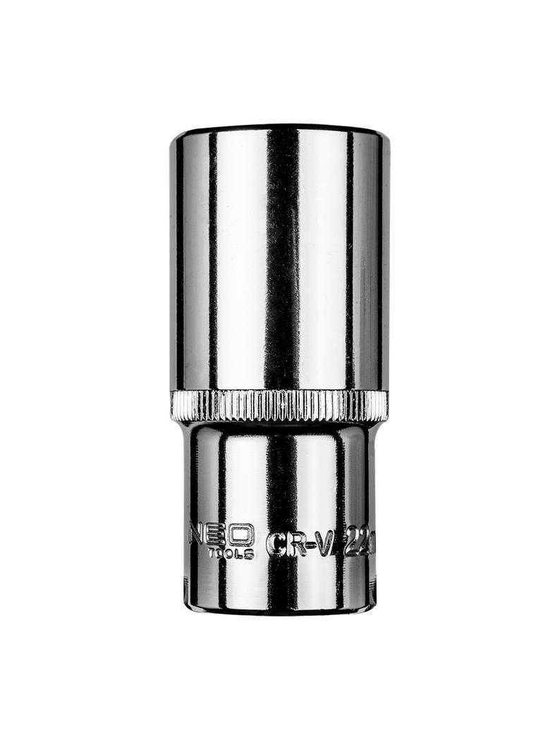 Nasadka sześciokątna 3/8" długa, 22 mm