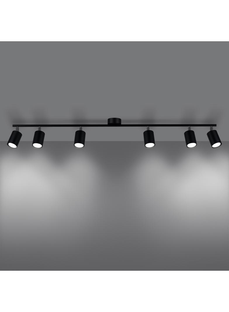 Sollux Plafon LEMMI 6L czarny SL.1169