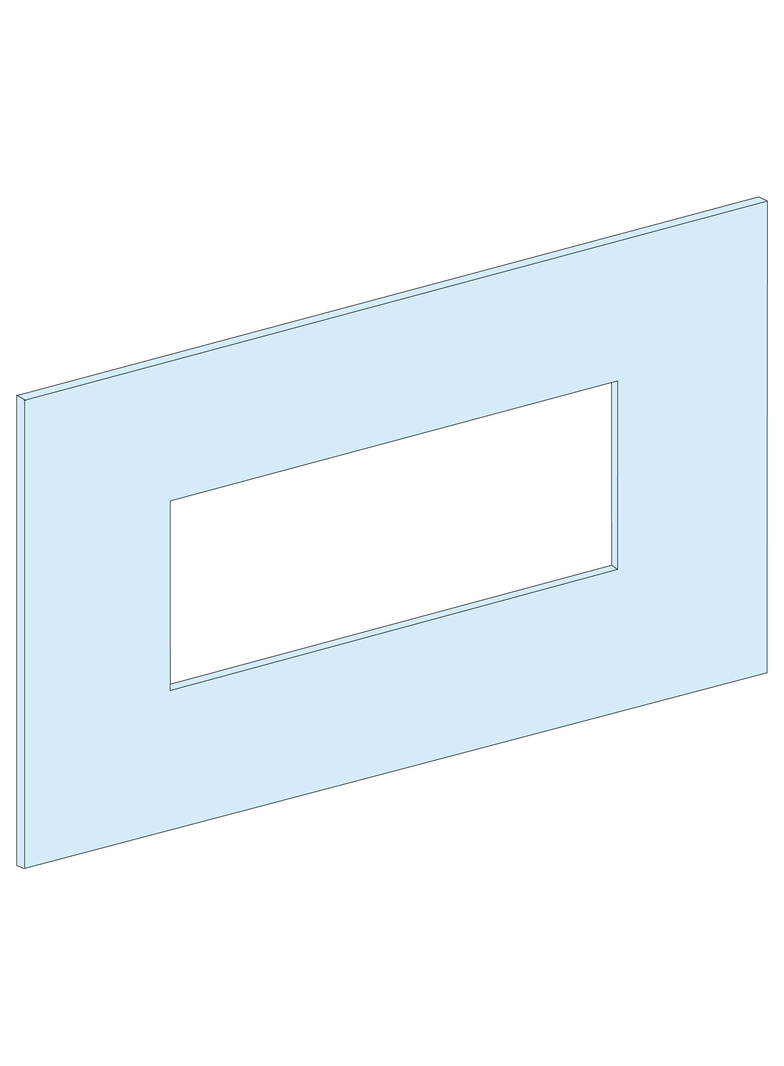 Rozdzielnice PrismaSet, płyta czołowa do NSX250 z blokadą napędów