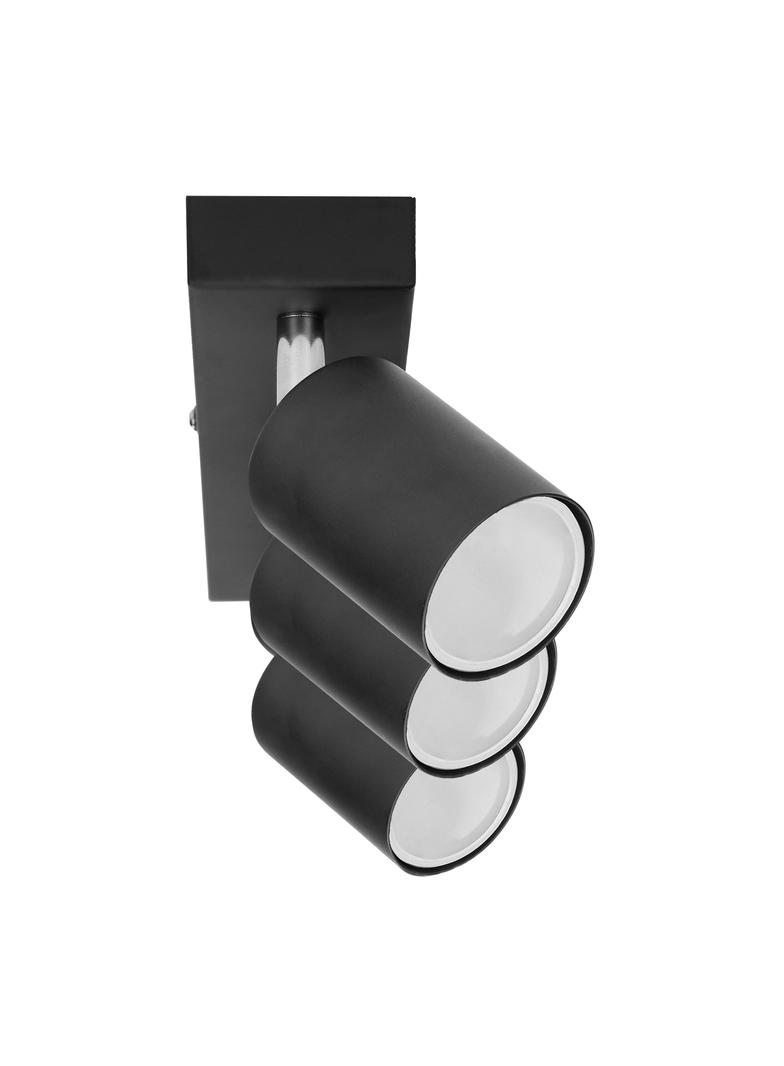 DOA SP 3I, oprawa ścienno-sufitowa, GU10 max. 3x50W, IP20, czarna AD-OP-6195BGU10 ORNO
