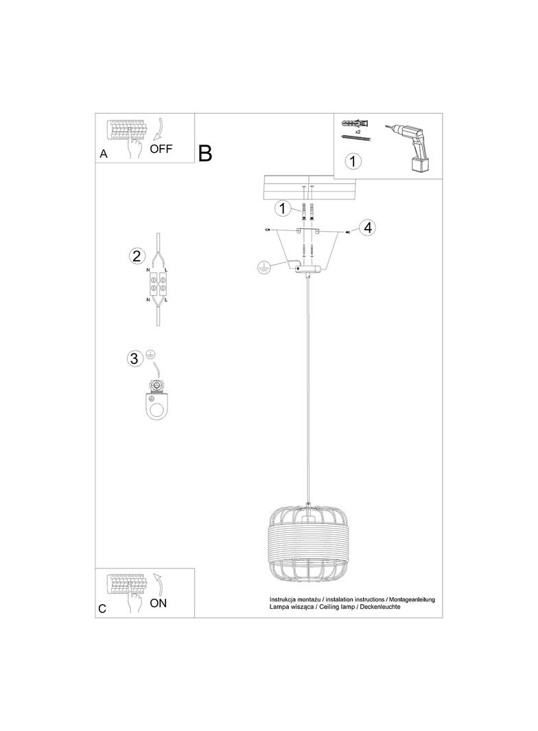Sollux Lampa wisząca FOST SL.1252
