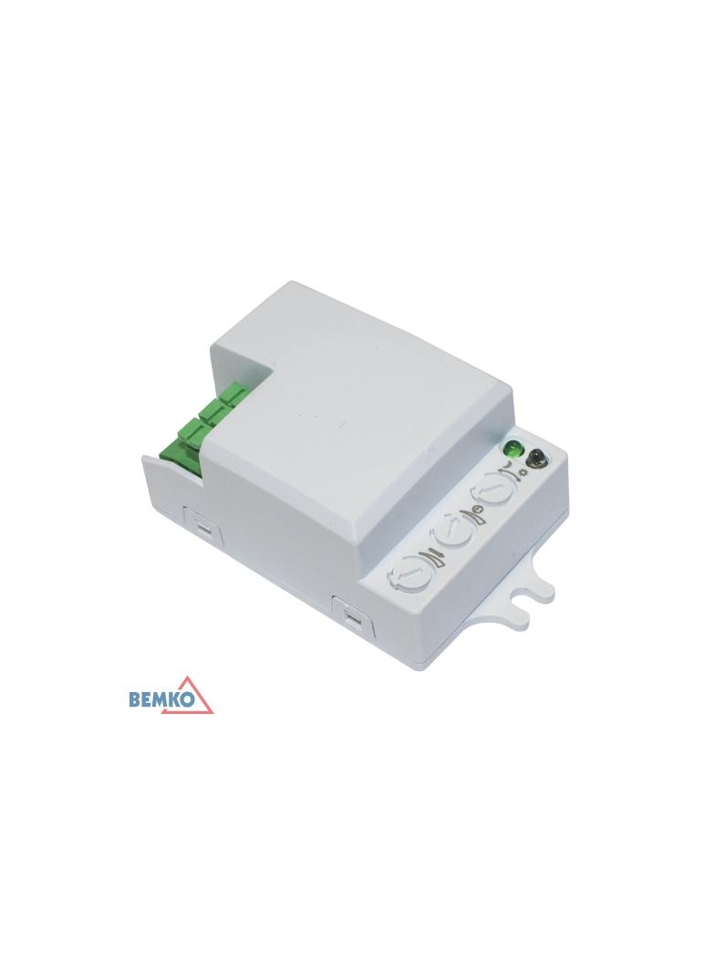 CZUJNIK MIKROFALOWY 500W 360* IP20 PROSTOKĄTNY BIAŁY 24VDC