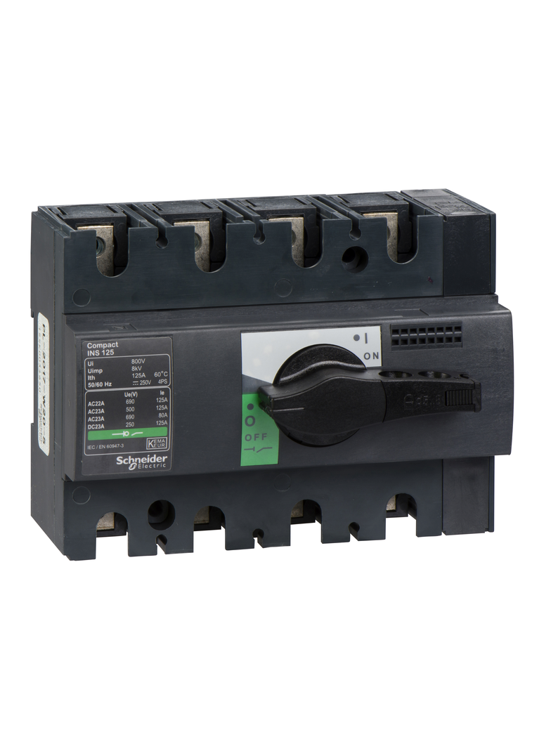 Compact INS INV, rozłącznik INS125 125A 4P