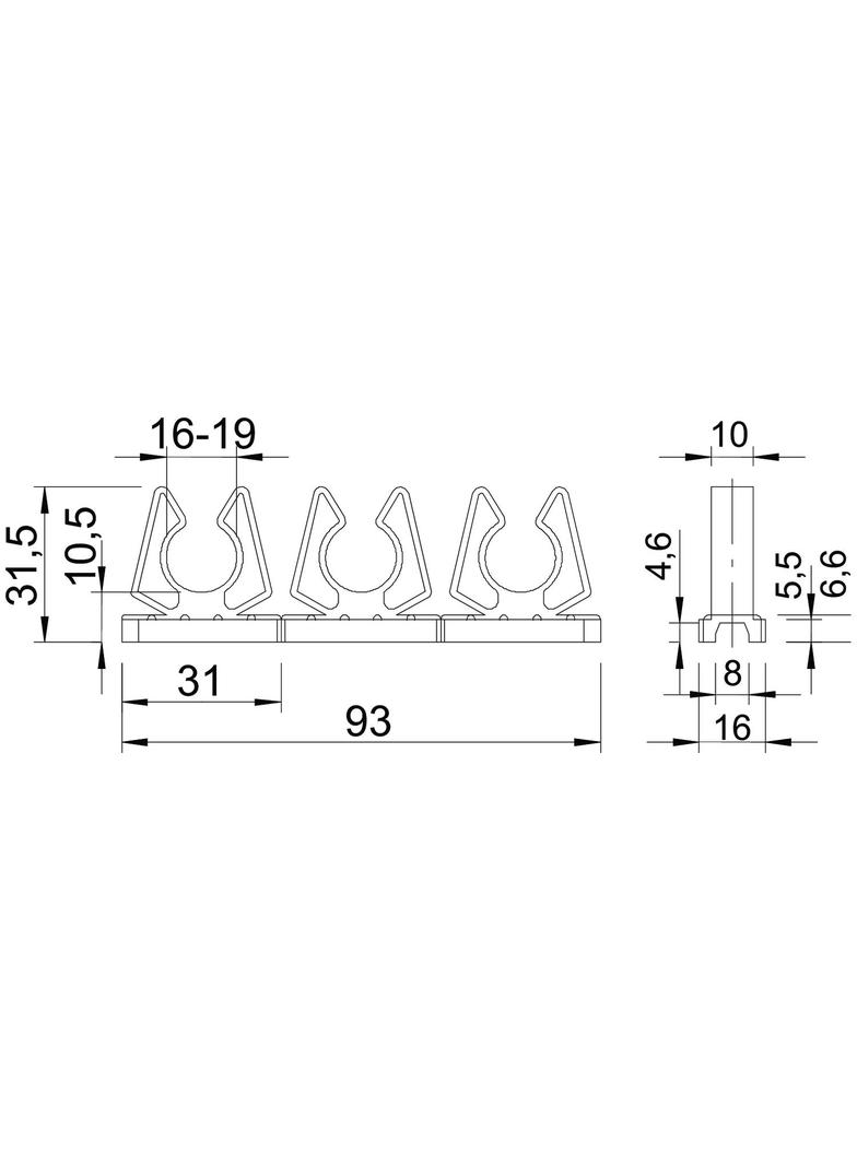 2036, OBEJMY SZEREG.DO KAB.16-19 NOR.