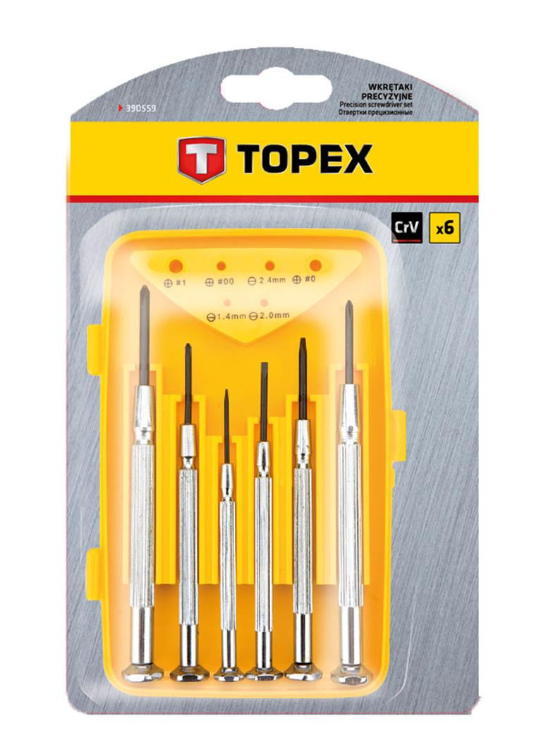 Wkrętaki precyzyjne, zestaw 6 szt.