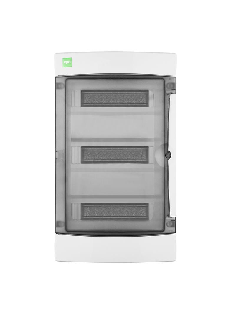 GALANT PLUS RN 3/42 drzwi transparentne (N+PE) IP65