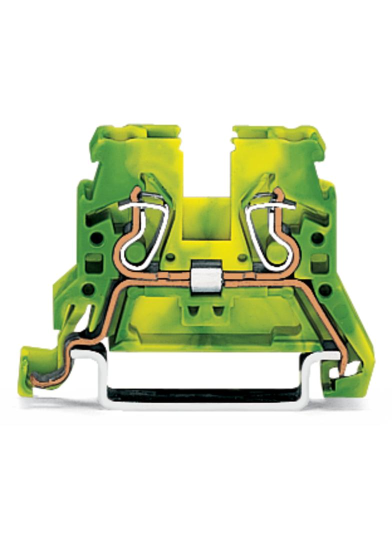 2-przewodowa złączka PE /100szt./ WAGO