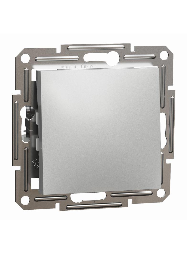 Asfora, łącznik krzyżowy, bez ramki, aluminium