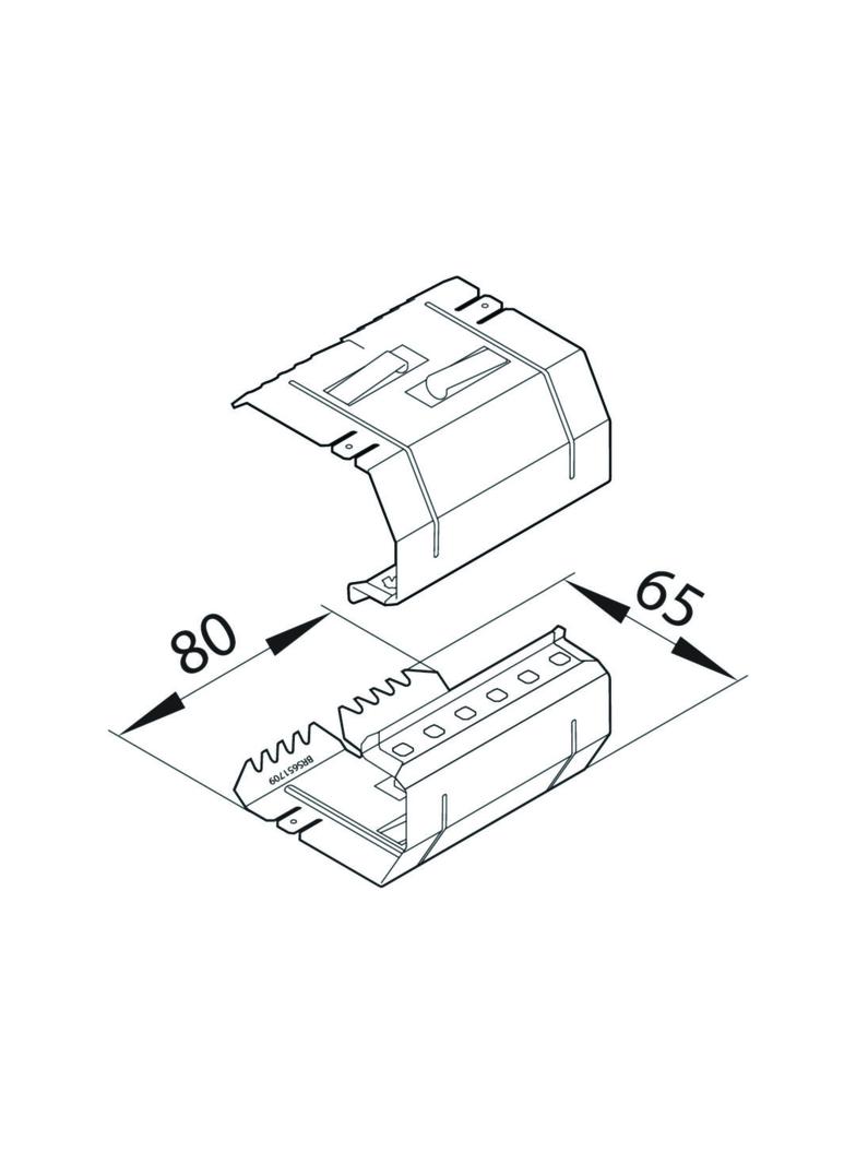 tehalit.BRS Łącznik podstawy 65x170 BRS651709 HAGER