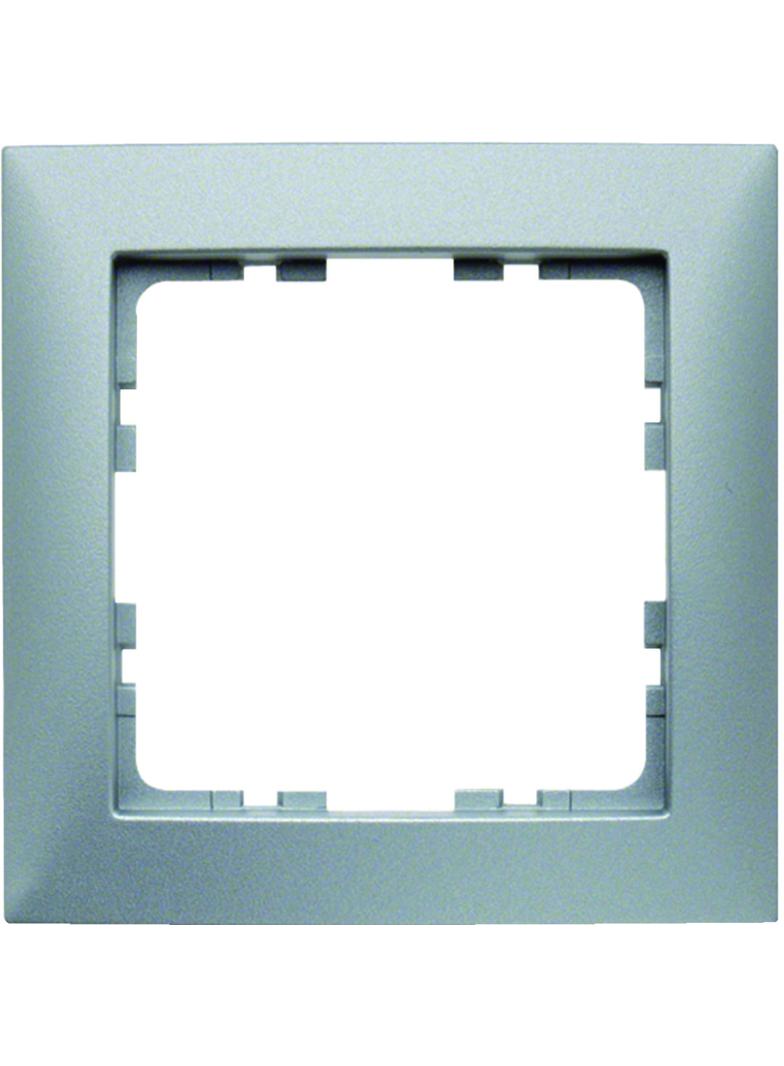 BERKER B.Kwadrat Ramka pojedyncza aluminium mat lakierowana 5310118994 HAGER