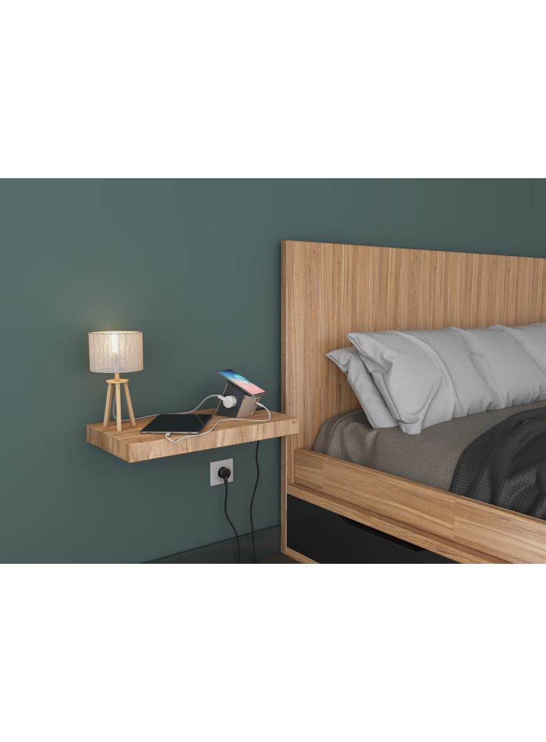 PRZEDŁUŻACZ - STACJA ŁADOWANIA: 2X2P+Z, USB A+C, ŁADOWARKA INDUKCYJNA, Z PRZEWODEM 2.0 METRA 1,5 MM2