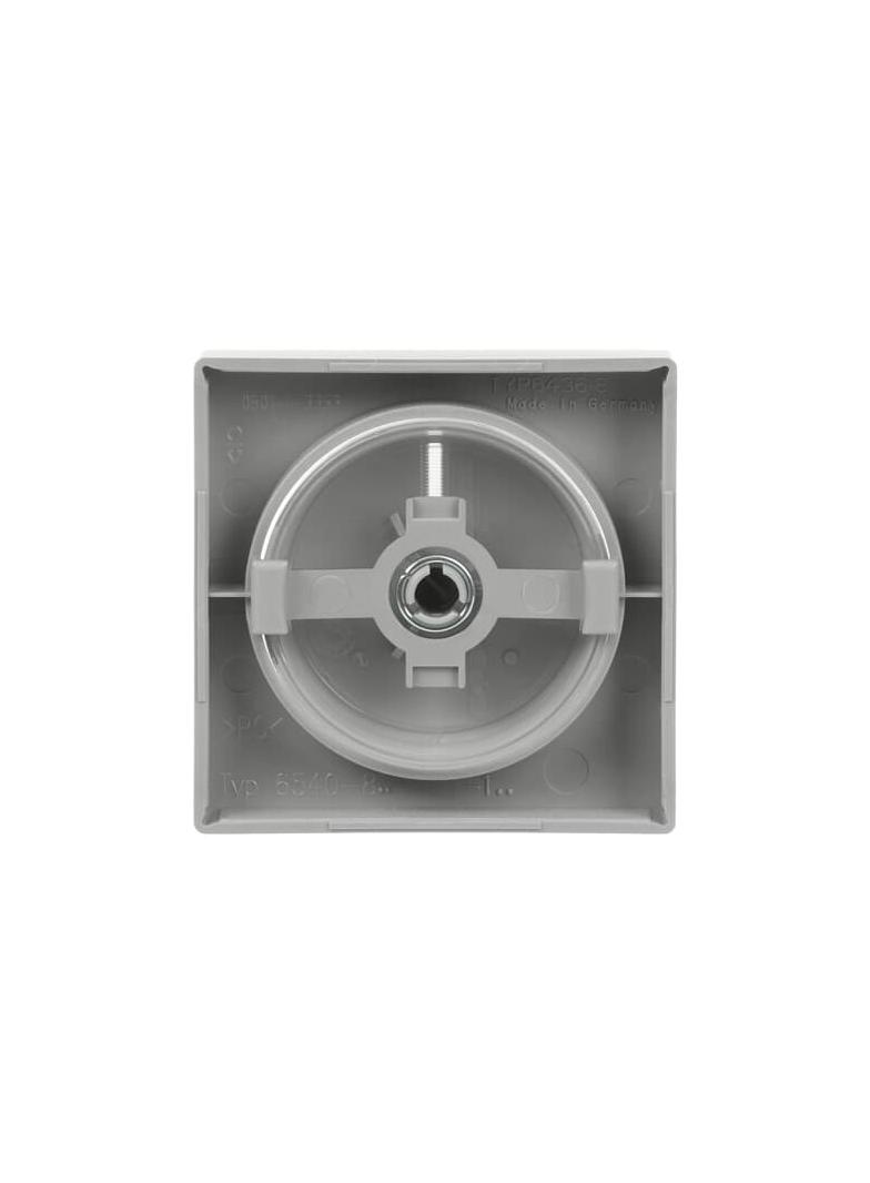 FUTURE Pokrywa z pokrętłem i lampką neonową Podwyższona konstrukcja Do ściemniaczy Busch-Dimmer alum