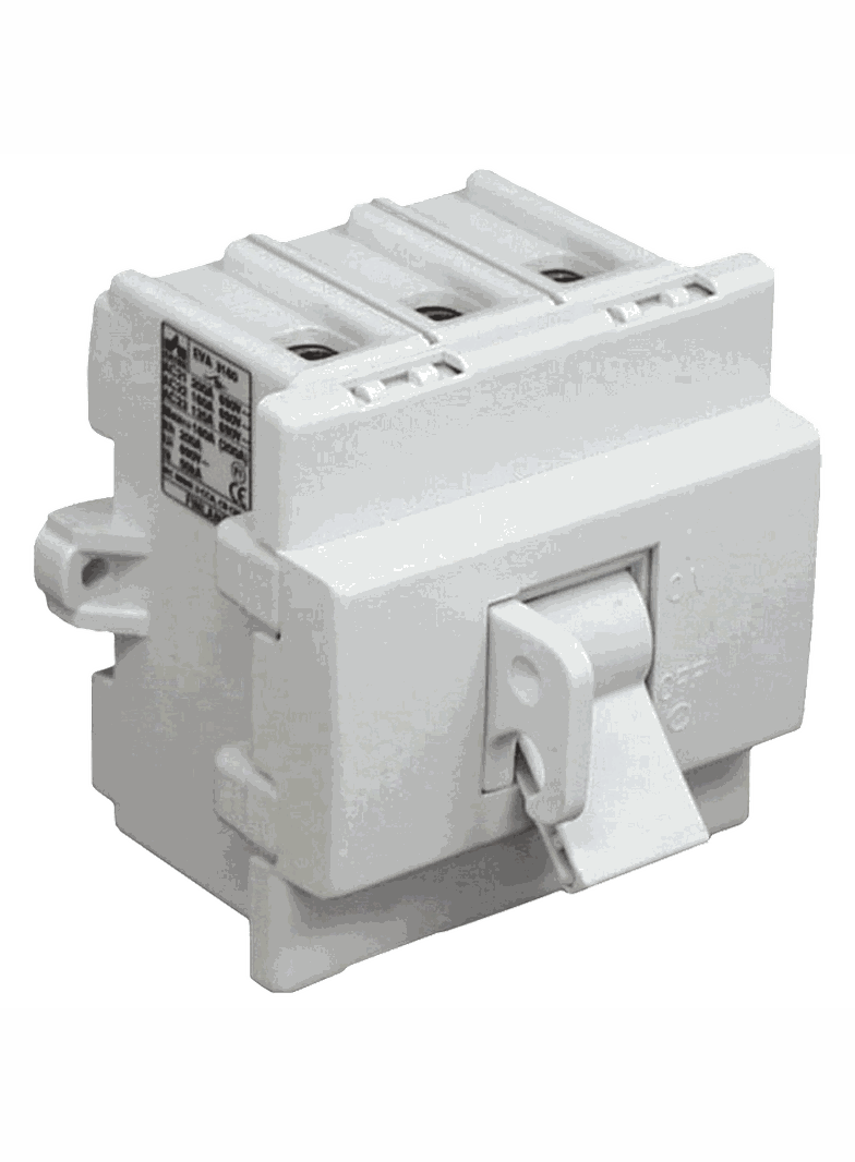 ROZŁĄCZNIK DŹWIGNIOWY KUE i EVA Z MASKOWNICĄ SZARĄ  3P 125A