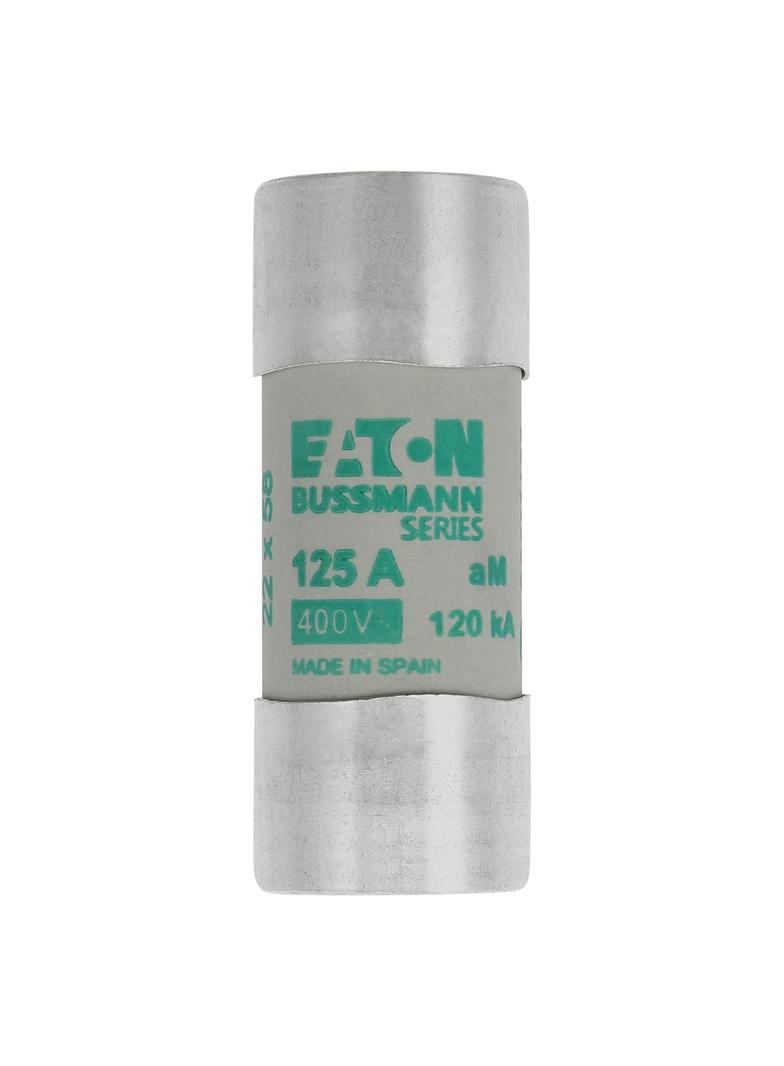 CYLINDRICAL FUSE 22 x 58 125A AM 400V AC Wkładka cylindryczna 22 x 58mm 125A AM 400V AC C22M125 EATO