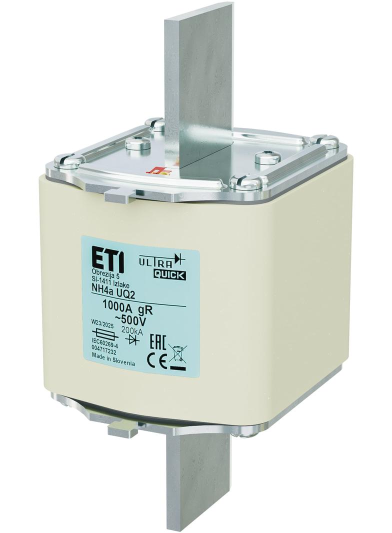 Wkładka topikowa ultraszybka M4aUQ2/1000A 500V 004717232 ETI