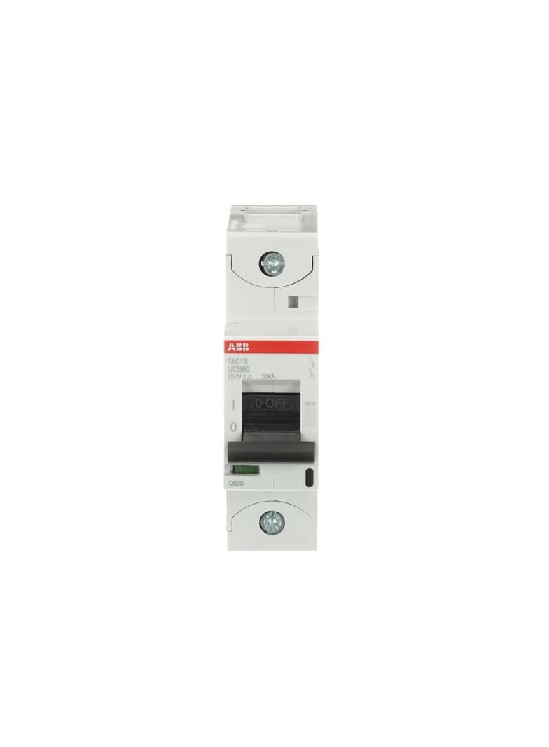 S801S-UCB80 Wyłącznik nadprądowy 50kA AC/DC 1P UCB80A 2CCS861001R1805 ABB