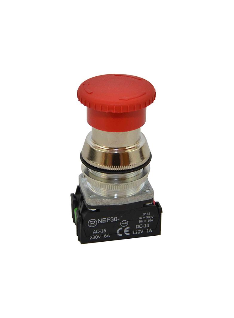 Przycisk NEF30-DRpXY czerwony
