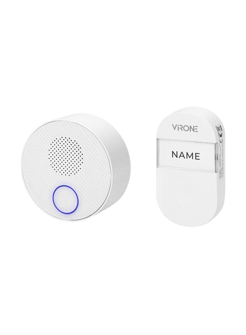 Dzwonek bezprzewodowy SONUS AC sieciowy przycisk bezbateryjny learning system 38 dźwięków 100m DB-2