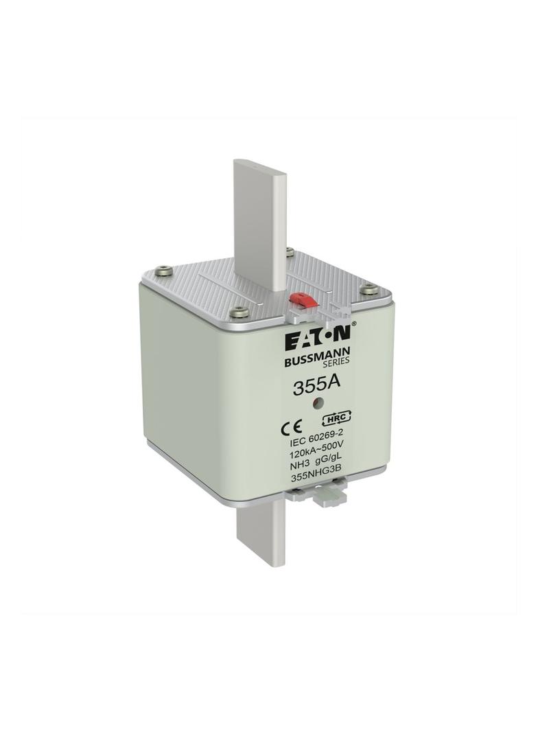 NH FUSE 355AMP 500V gG SIZE 3 DUAL IND Wkładka NH3 355A 500V GL/GG podwójny wskaźnik 355NHG3B EATON