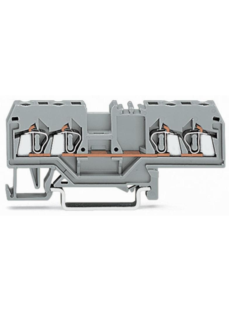 złączka 4-przewodowa 2,5 mm2 pomarańczowa