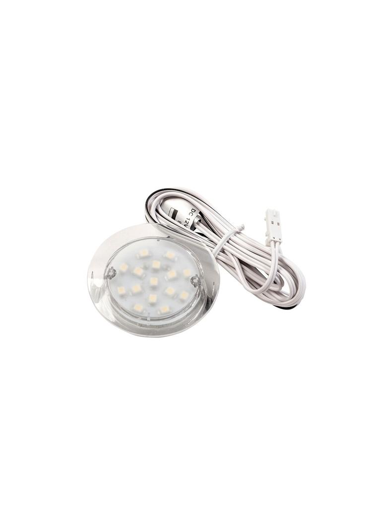 OPRAWA LEDOWA WPUSZCZANA SERENA, 12V, 15 LED, CIEPŁY BIAŁY, PRZEŹROCZYSTA