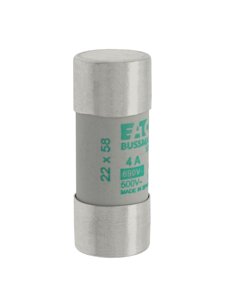 CYLINDRICAL FUSE 22 x 58 4A AM 690V AC Wkładka cylindryczna 22 x 58mm 4A AM 690V AC C22M4 EATON