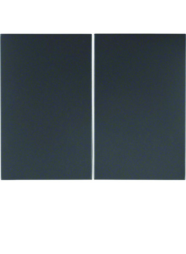 BERKER K.1 Klawisze do łącznika 2-klawiszowego antracyt mat lakierowana 14357006 HAGER