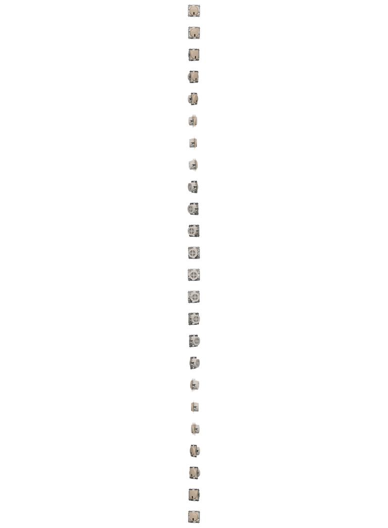 Simon 54 Ściemniacz naciskowy i zdalnie sterowany 20–500 W kremowy