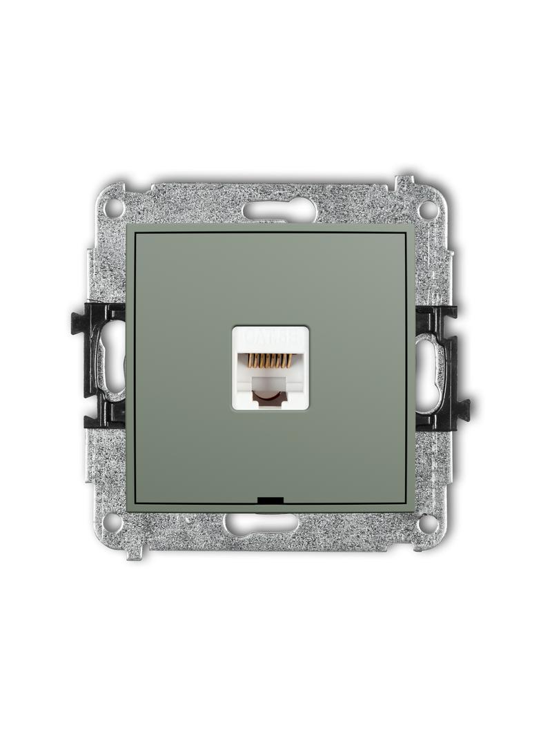 ICON Mechanizm gniazda komputerowego pojedynczego 1xRJ45, kat. 5e, 8-stykowy, bez pola opisowego sza