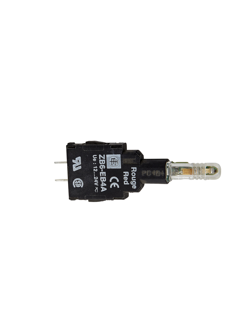 Harmony XB6 Kompletny korpus dla wskaźnika świetlnego biały O16 zintegrowany LED 12-24V ZB6EB1A Schneider