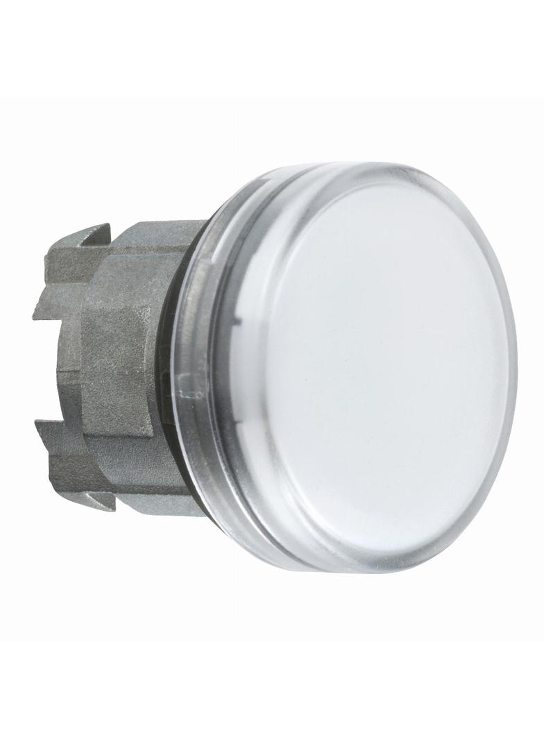 Harmony XB4 Główka lampki sygnalizacyjnej fi22 biała żarówka BA9S metalowa ZB4BV01 Schneider