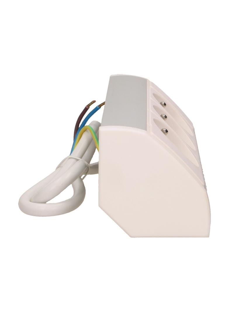 Gniazdo meblowe 3x2P+Z biało-srebrne OR-GM-9001/W-G ORNO