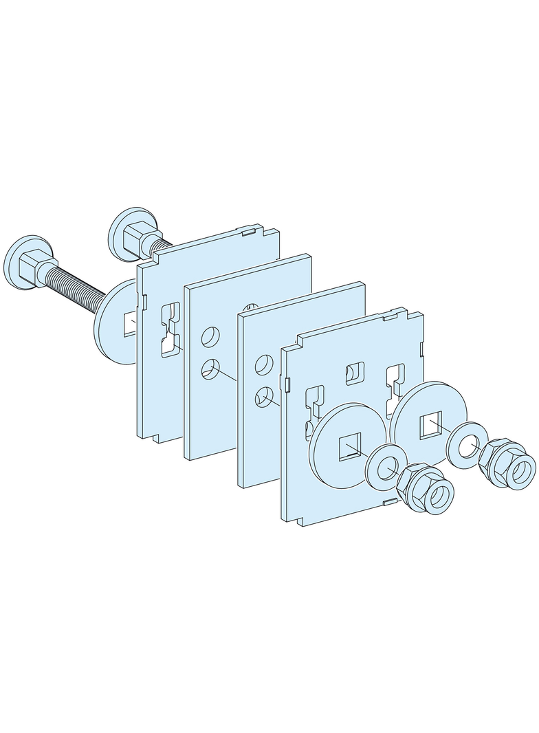 Rozdzielnice PrismaSet, łącznik szyn 80/100mm poziomych