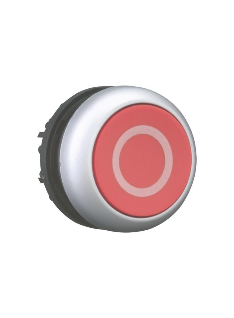 M22-D-R-X0 Przycisk czerwony /O/ z samopowrotem płaski 216605 EATON