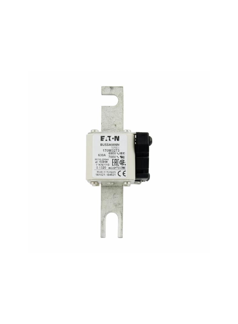 630A 690V 1*KN/110 aR INDICATOR FUSE Wkładka szybka 630A AC 690V compact DIN 1 45x58x134 m 170M3273