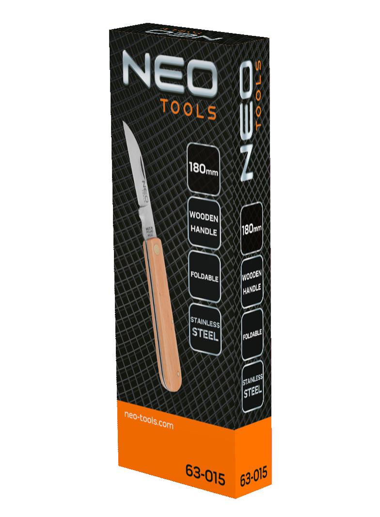 Nóż monterski, drewniane okładki