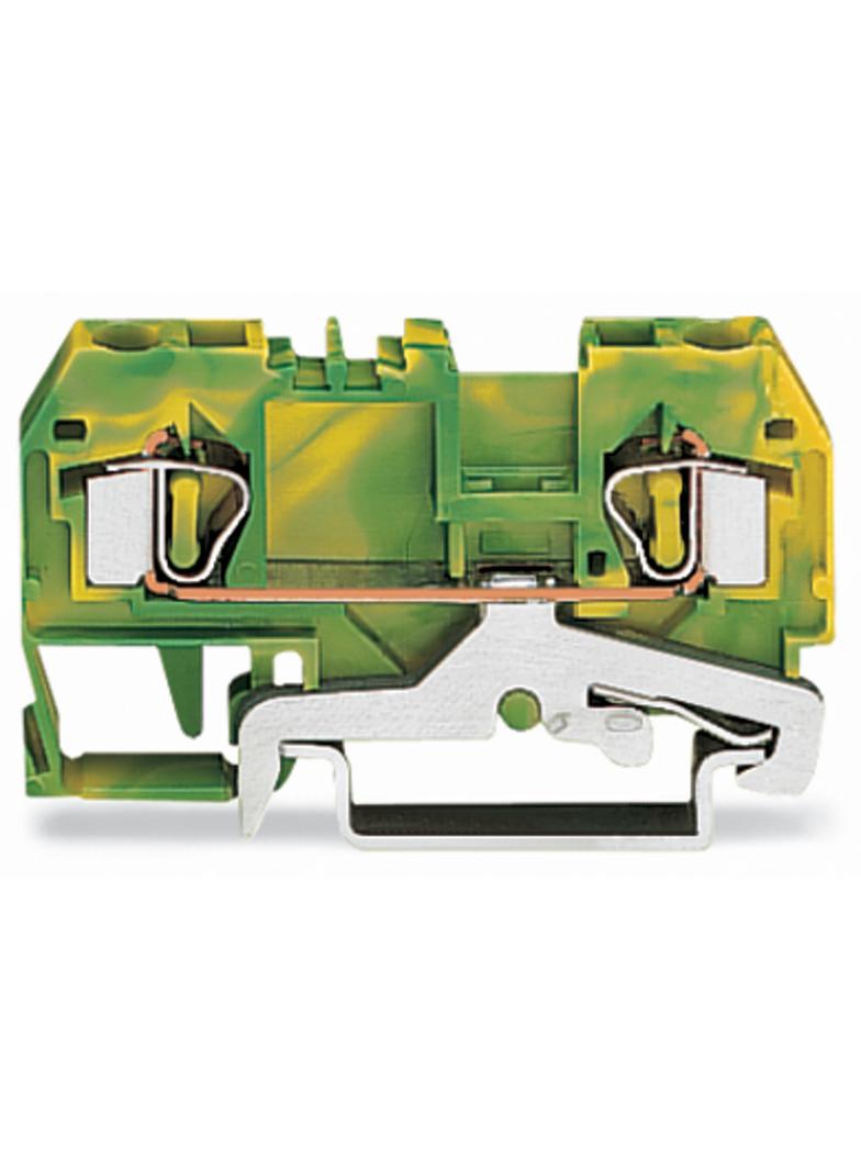 złączka PE 2-przewodowa Ex 4 mm2 żółto-zielona