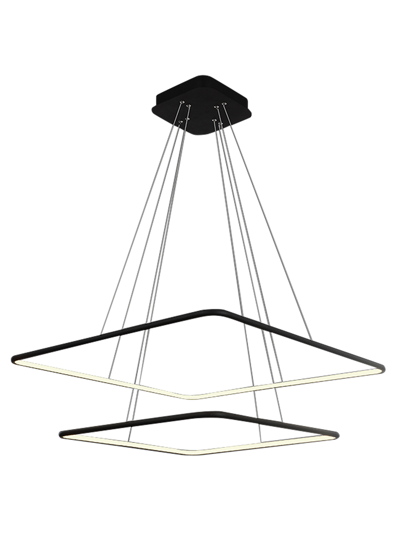Milagro lampa wisząca LED Nix Black 50W 3500lm 3000K ML518