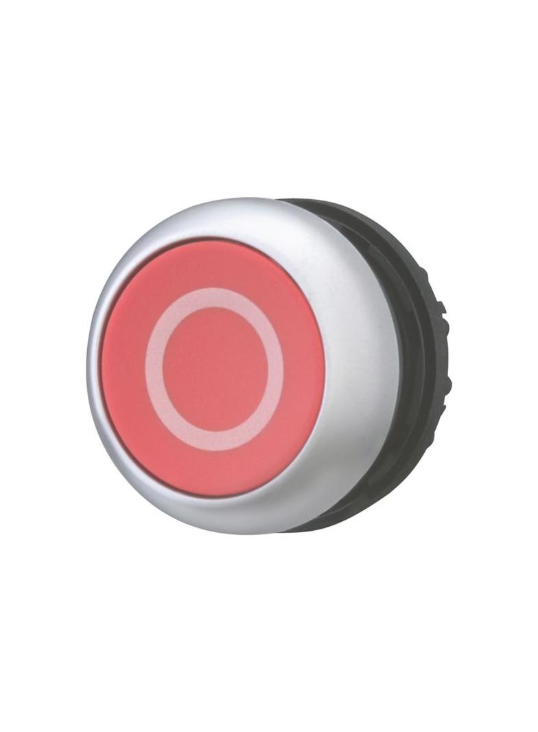M22-DR-R-X0 Przycisk czerwony /O/ bez samopowrotu płaski 216628 EATON