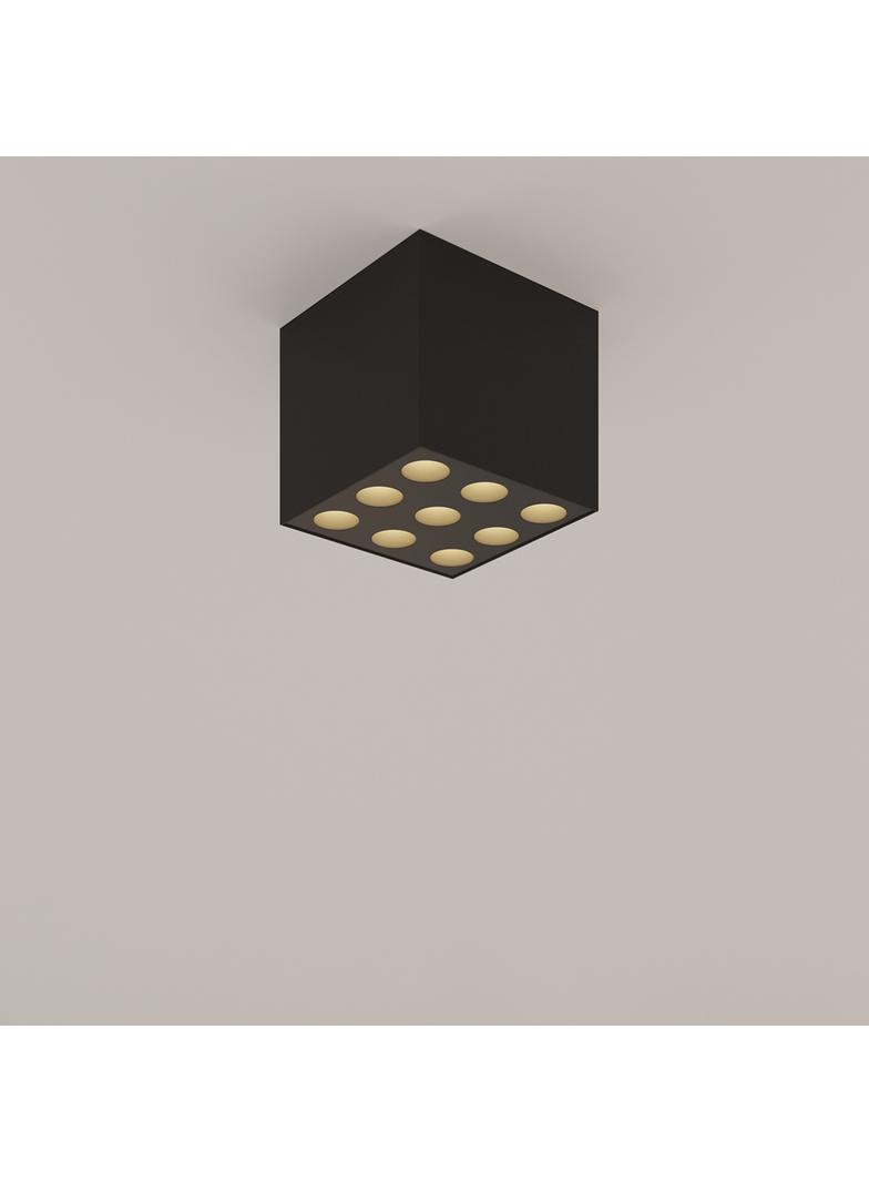 Sollux Plafon OZZY czarny LED SL.1211