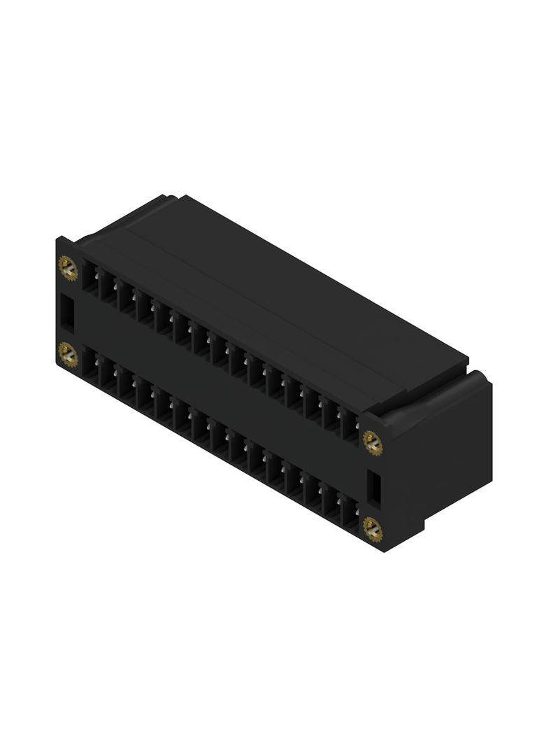 SCD-THR 3.81/30/90F 3.2SN BK BX Wtyki PCB (złącza płyty), 3.81 mm, Liczba biegunów: 30, kąt odejścia: 90° /20szt./ 1974470000 WEIDMÜLLER