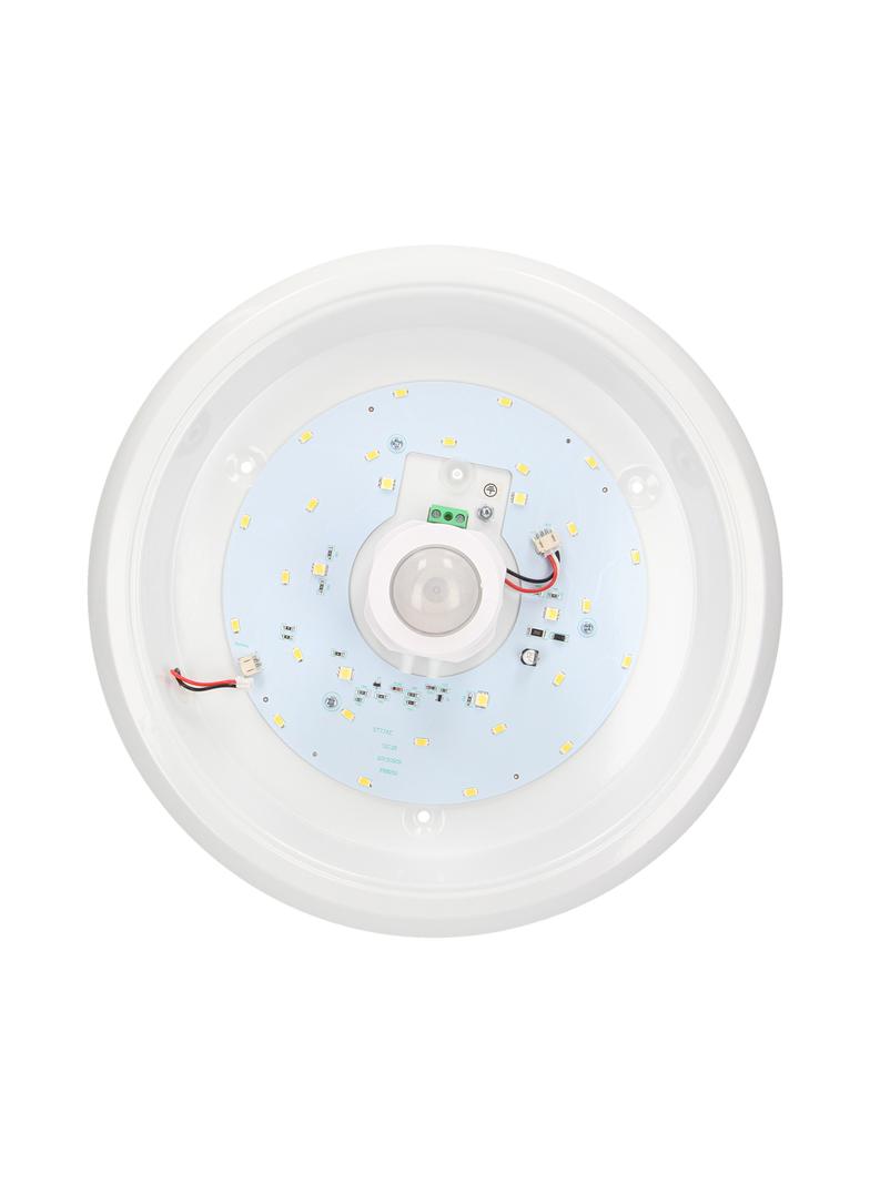 Plafon ZONDA LED EMERGENCY z czujnikiem ruchu 24 SMD5730 12/1,2W 800/80lm 4000K IP20 poliwęgla OR-PL