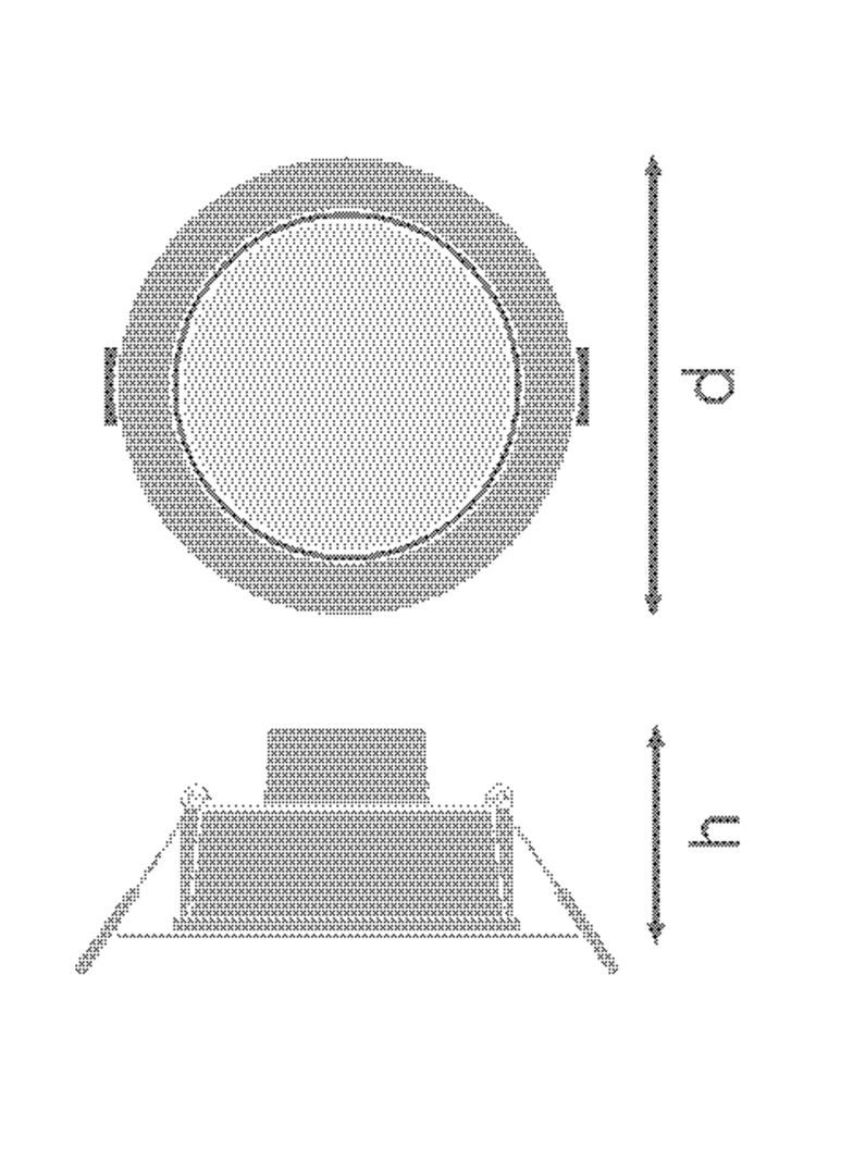 Oprawa LED DOWNLIGHT IP44 DN 90 4W 865 WT 4058075702929 LEDVANCE