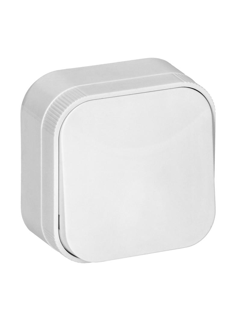 Łącznik jednobiegunowy natynkowy ToDo IP20, biały,10szt.