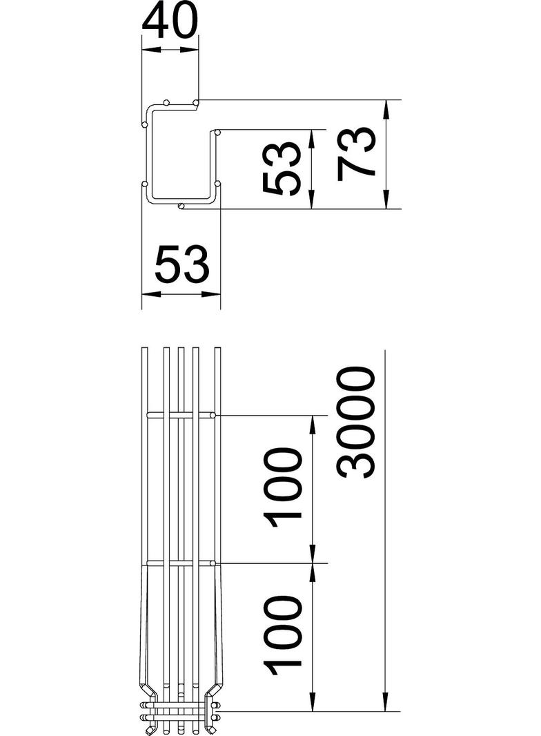 G-GRM 75 50V2A, Korytko siatkowe G-GRM