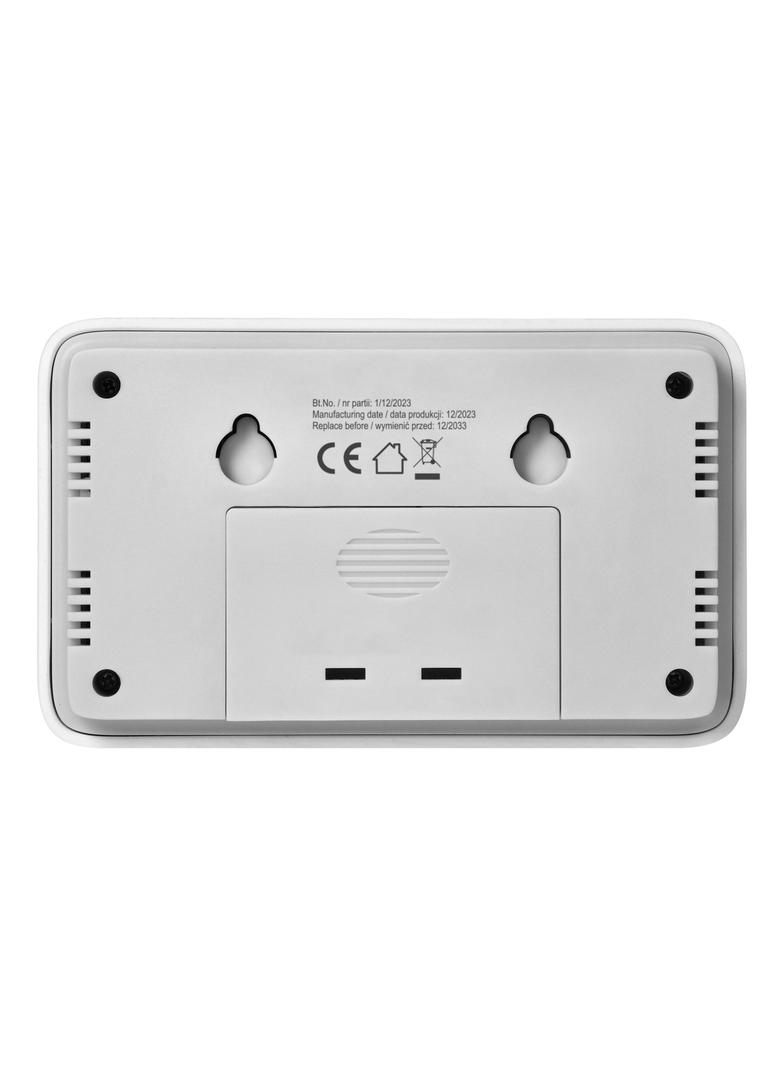 Czujnik czadu tlenku węgla 3w1 CO + termometr + cz. wilgotności baterie DC-6 VIRONE