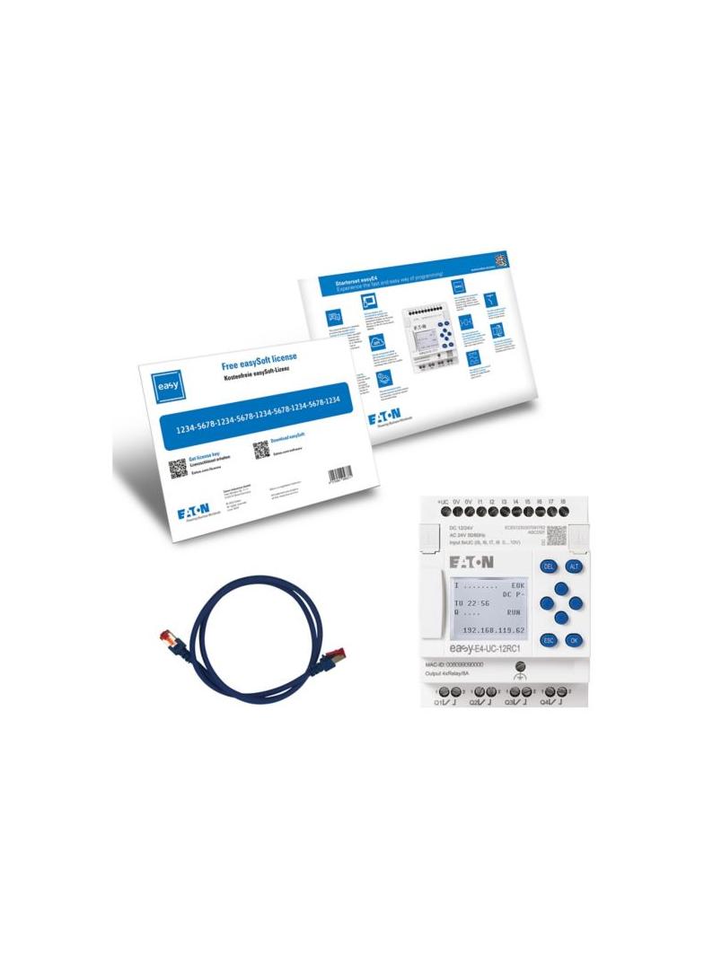 EASY-BOX-E4-UC1 easyE4 Soft kabel - STARTERKIT 197227 EATON
